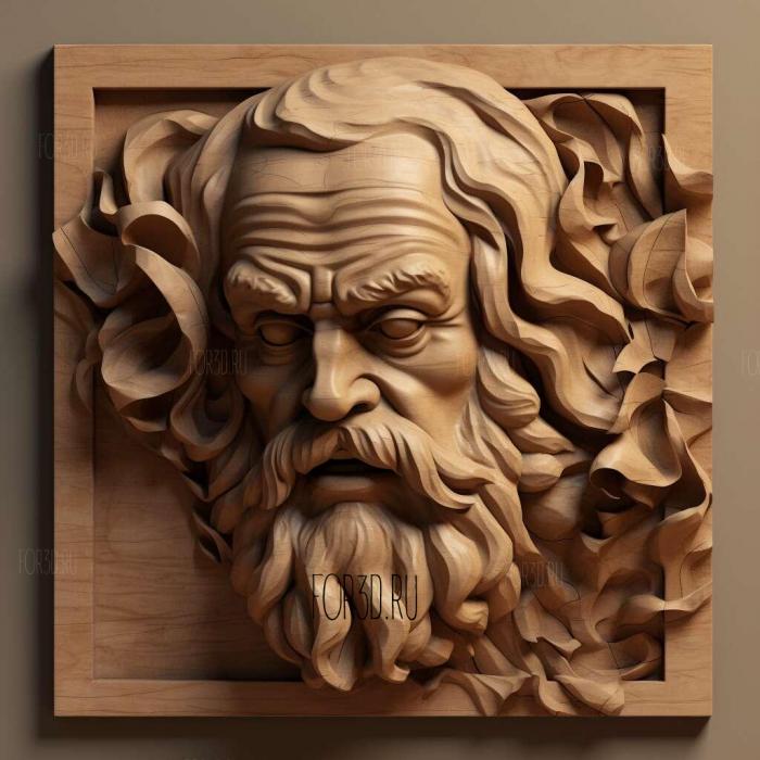 Socrates Type A 2 stl model for CNC